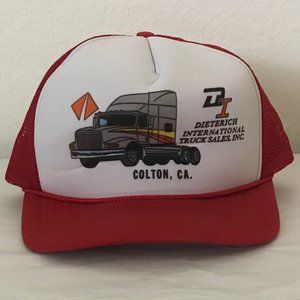 VINTAGE 1980s Dieterich Sales Trucker Hat UNUSED